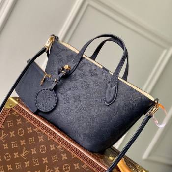 Louis Vuitton Blossom PM Tote Bag in Mahina Perforated Leather M14317 Black 2025 (KI-250524032)