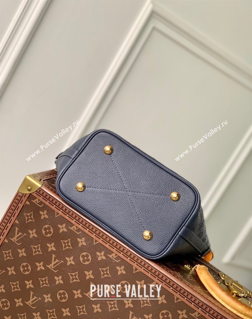 Louis Vuitton Blossom PM Tote Bag in Mahina Perforated Leather M14317 Black 2025 (KI-250524032)
