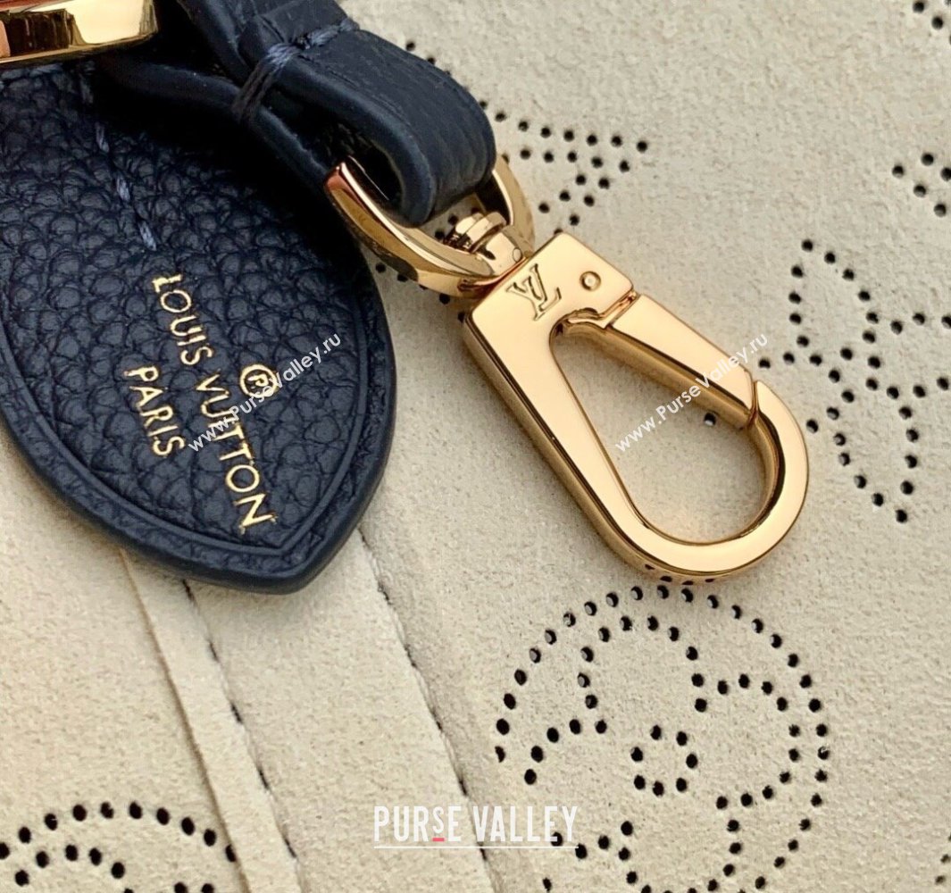 Louis Vuitton Blossom PM Tote Bag in Mahina Perforated Leather M14317 Black 2025 (KI-250524032)