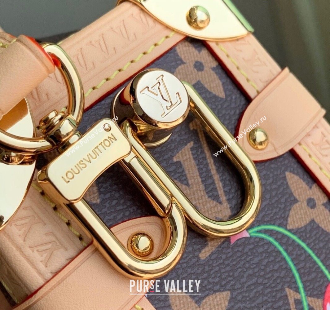 Louis Vuitton LV x TM Side Trunk MM Bag in Monogram Cherry Canvas M14278 2025 (KI-250523003)