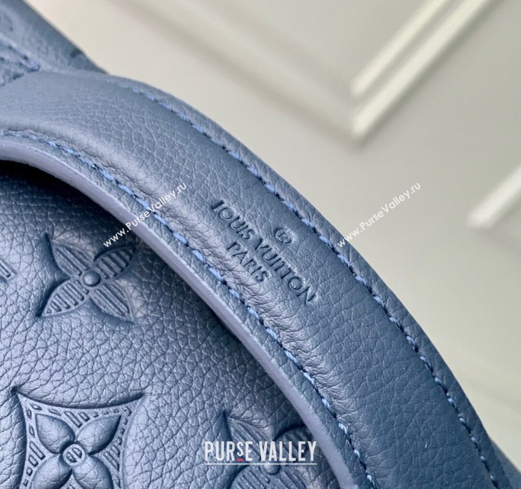 Louis Vuitton Rush Bumbag in Monogram Shadow Leather M14784 Navy Blue 2025 (KI-250523063)