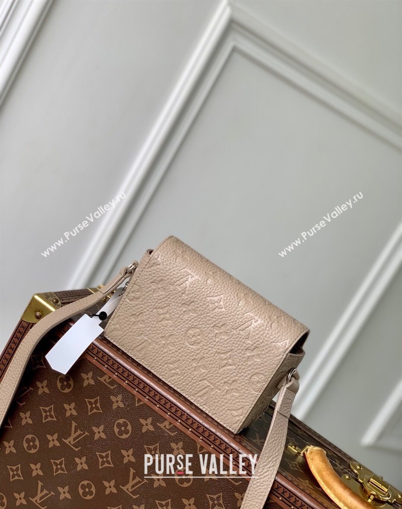 Louis Vuitton Mens Steamer Wearable Wallet Mini Bag in Monogram Leather Beige 2025 M13889 (KI-250524033)