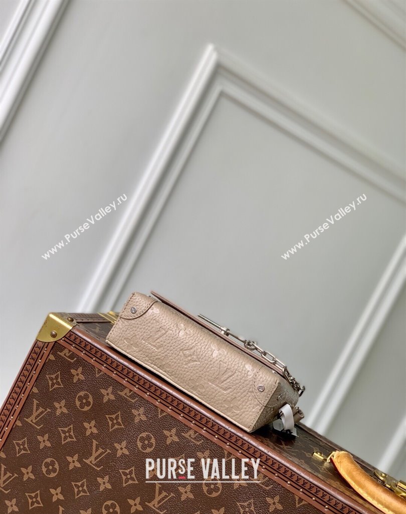 Louis Vuitton Mens Steamer Wearable Wallet Mini Bag in Monogram Leather Beige 2025 M13889 (KI-250524033)