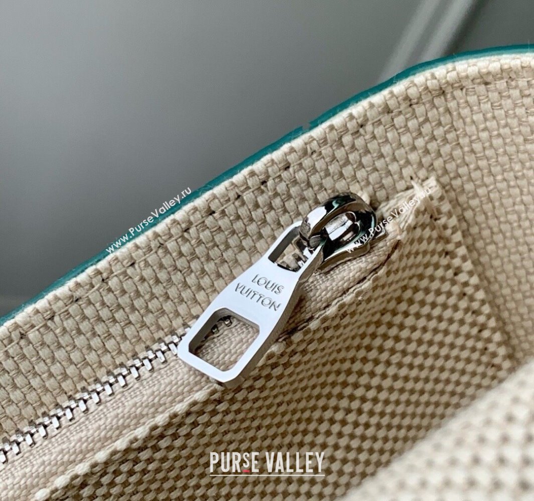 Louis Vuitton Mens Steamer Wearable Wallet Mini Bag in Monogram Leather Green2 2025 M13889 (KI-250524034)