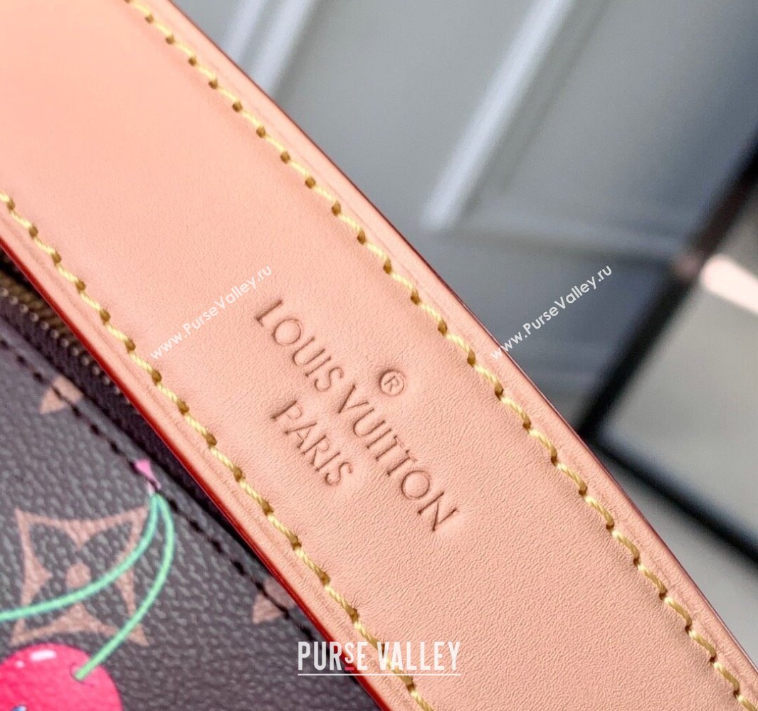 Louis Vuitton LV x TM Side Trunk MM Bag in Monogram Cherry Canvas M14278 2025 (KI-250523003)