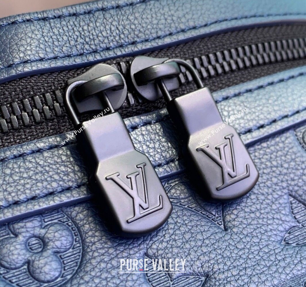 Louis Vuitton Discovery Backpack PM Bag in Navy Blue Monogram Shadow Leather M14884 2025 (KI-250523088)