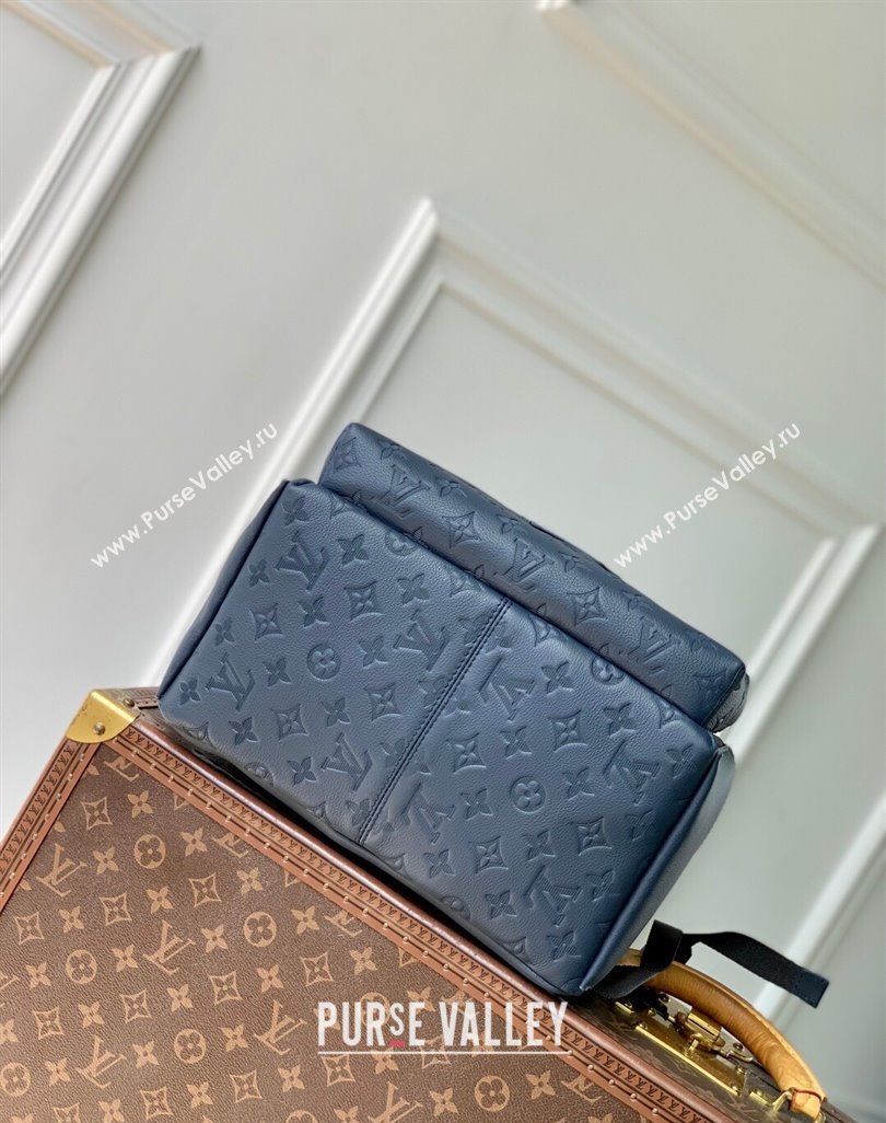 Louis Vuitton Discovery Backpack PM Bag in Navy Blue Monogram Shadow Leather M14884 2025 (KI-250523088)