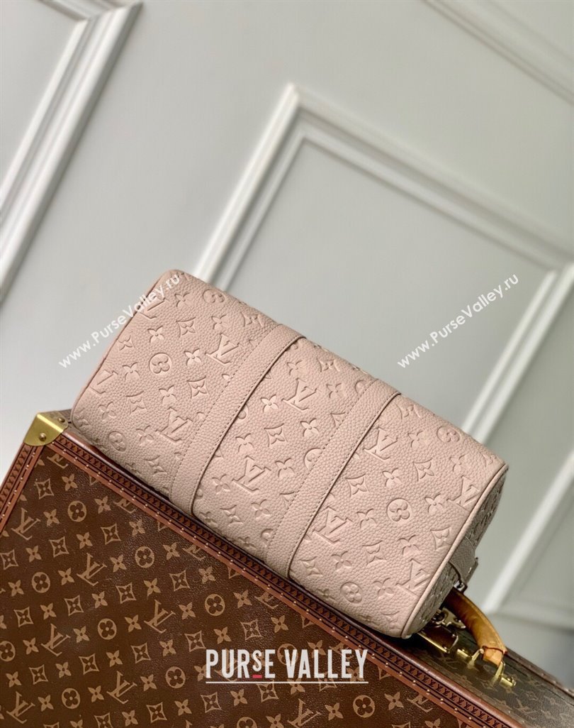 Louis Vuitton Mens Keepall Bandouliere 35 Bag in Monogram Leather M13865 Beige 2025 (KI-250524036)