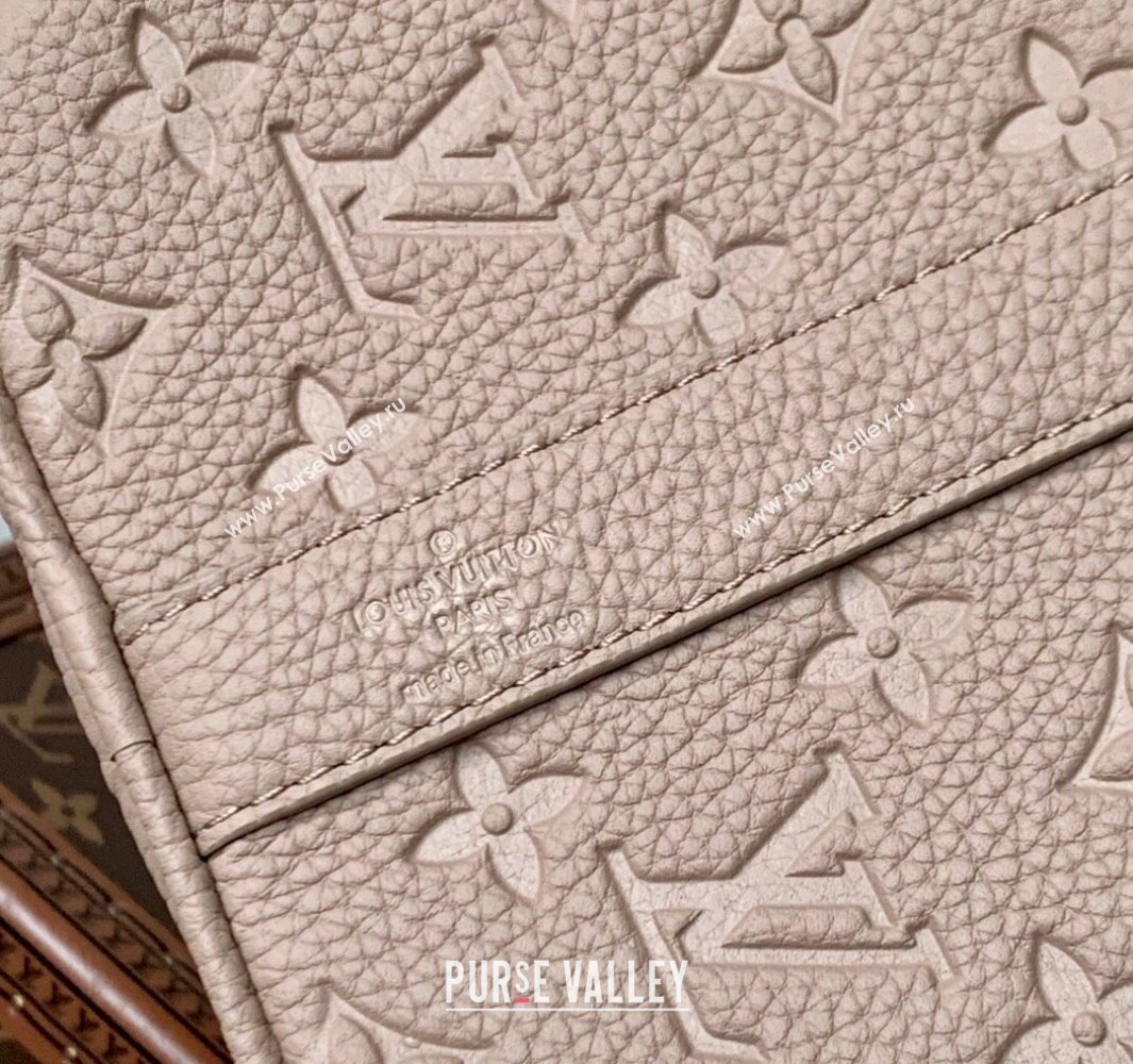 Louis Vuitton Mens Keepall Bandouliere 35 Bag in Monogram Leather M13865 Beige 2025 (KI-250524036)