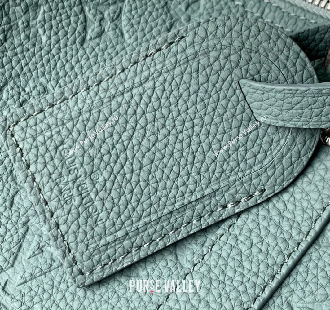 Louis Vuitton Mens Keepall Bandouliere 35 Bag in Monogram Leather M13865 Misty Lake Green 2025 (KI-250524037)