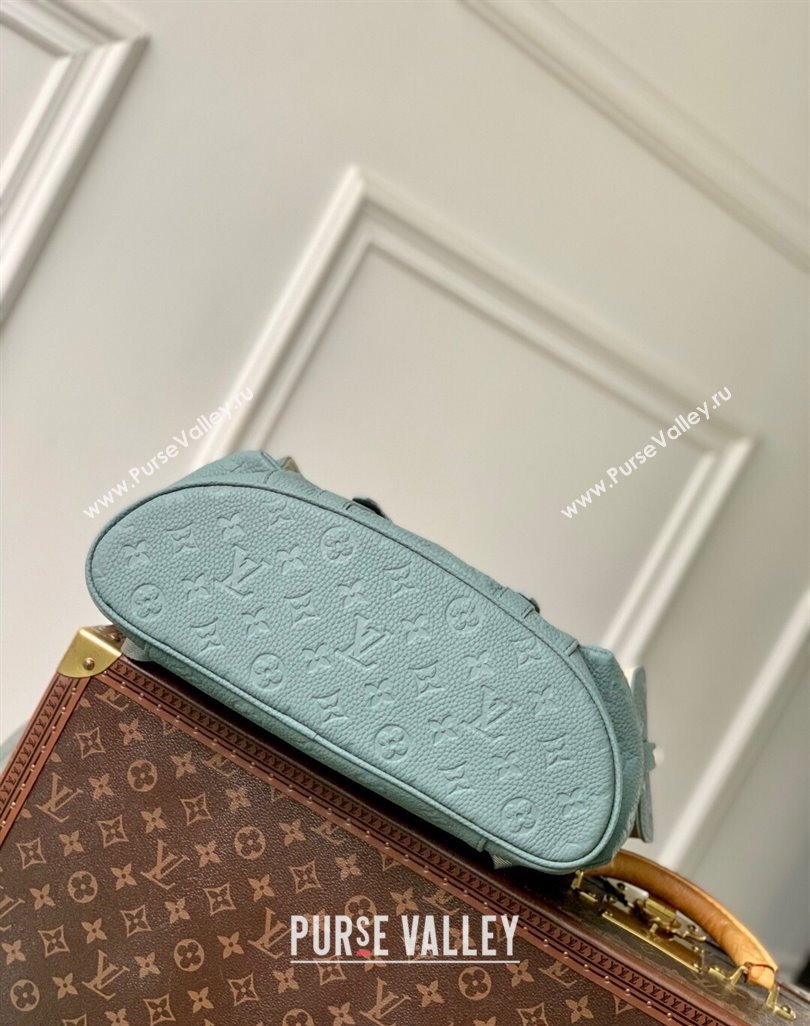 Louis Vuitton Mens Christopher MM Backpack Bag in Monogram Leather M13863 Misty Lake Green 2025 (KI-250524038)