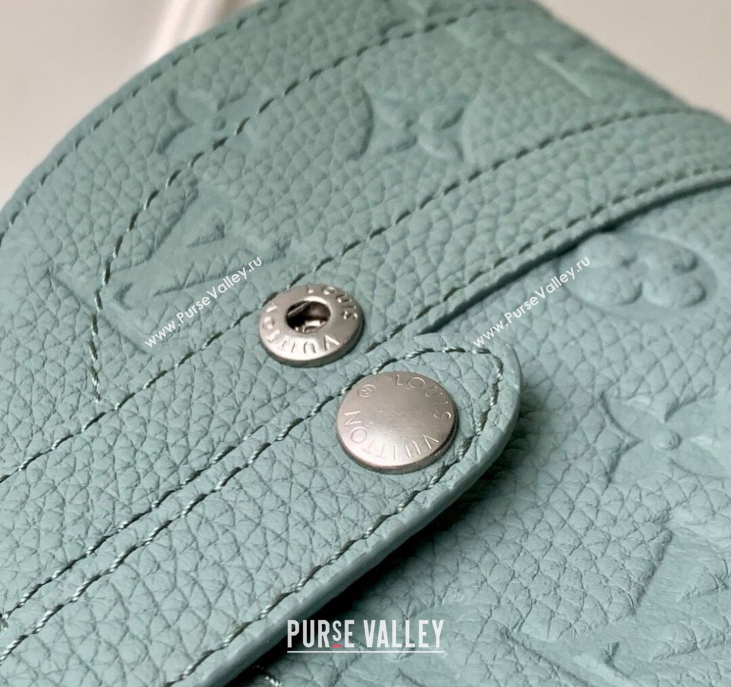 Louis Vuitton Mens Christopher MM Backpack Bag in Monogram Leather M13863 Misty Lake Green 2025 (KI-250524038)