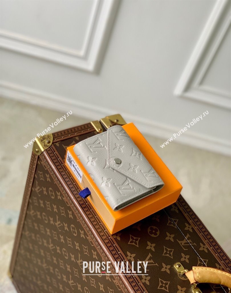 Louis Vuitton Victorine Wallet in Brume Grey Monogram Leather M13466 2025 (KI-250524039)