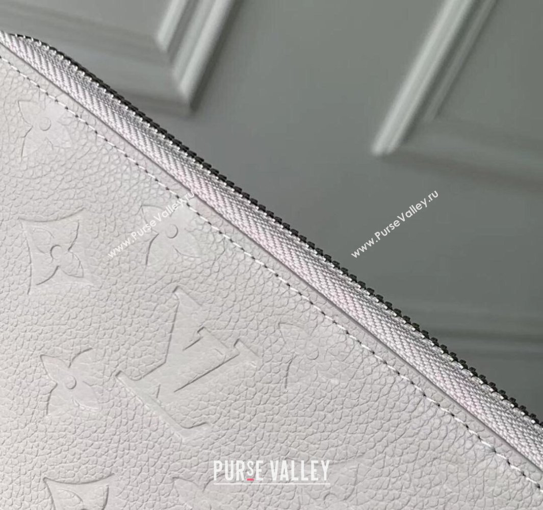 Louis Vuitton Zippy Wallet in Brume Grey Monogram Leather M13825 2025 (KI-250524040)