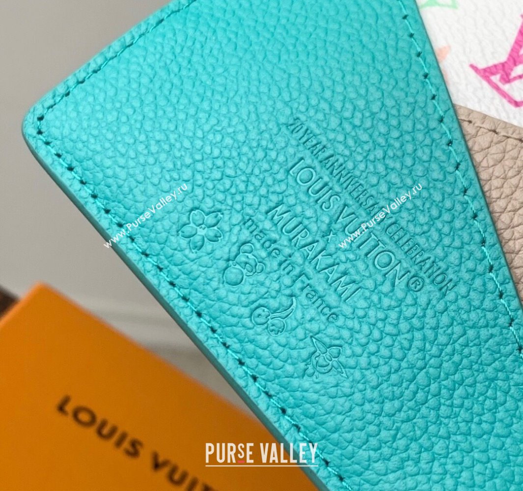 Louis Vuitton LV x TM Criss-Cross Card Holder Wallet M14090 Green/Grey 2025 (KI-250524046)
