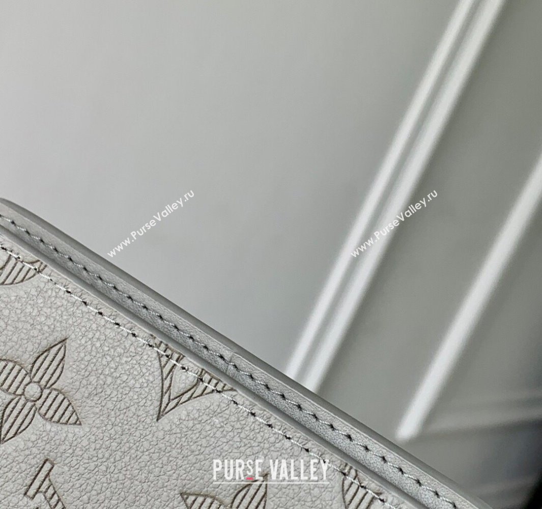 Louis Vuitton Pocket Organizer Wallet in Sand Grey Monogram Shadow Leather M14915 2025 (KI-250523074)