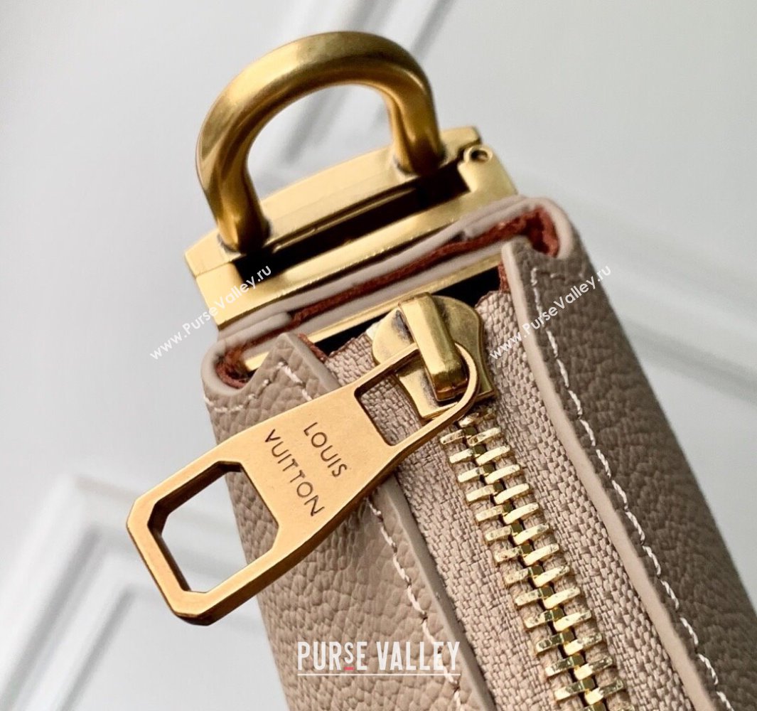 Louis Vuitton Low Key Cookie MM Bag in Calf Leather M14635 Walnut Beige 2025 (KI-250523090)