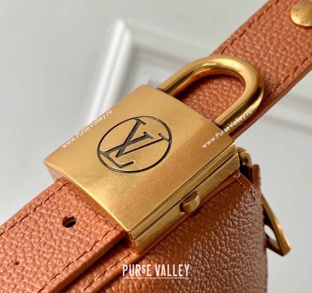 Louis Vuitton Low Key Cookie MM Bag in Calf Leather M14642 Cognac Brown 2025 (KI-250523092)