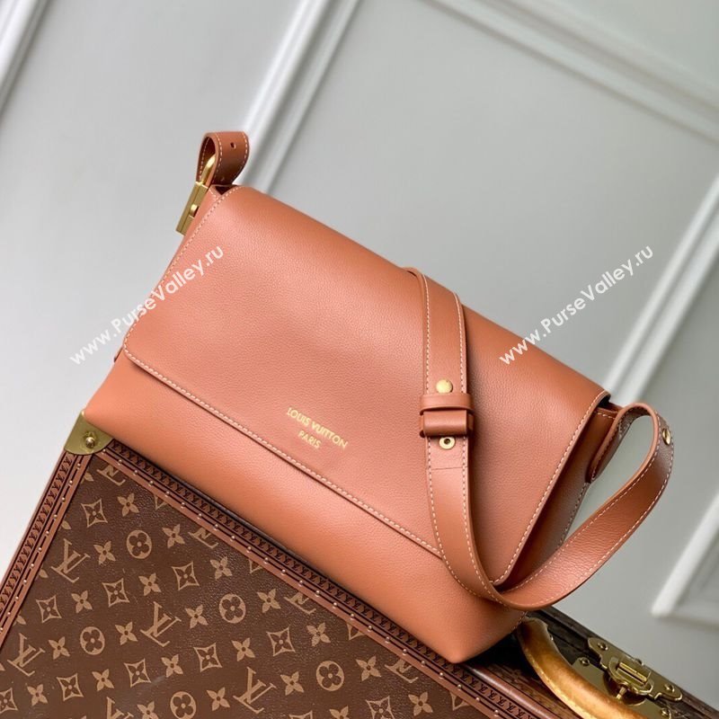 Louis Vuitton Low Key Messenger Bag in Calf Leather M13151 Cognac Brown 2025 (KI-250523093)
