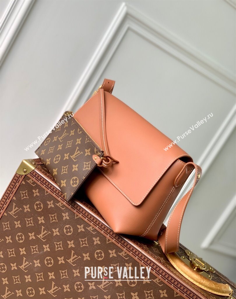 Louis Vuitton Low Key Messenger Bag in Calf Leather M13151 Cognac Brown 2025 (KI-250523093)