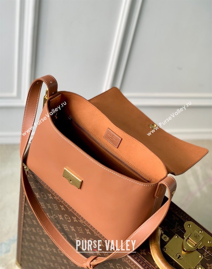 Louis Vuitton Low Key Messenger Bag in Calf Leather M13151 Cognac Brown 2025 (KI-250523093)