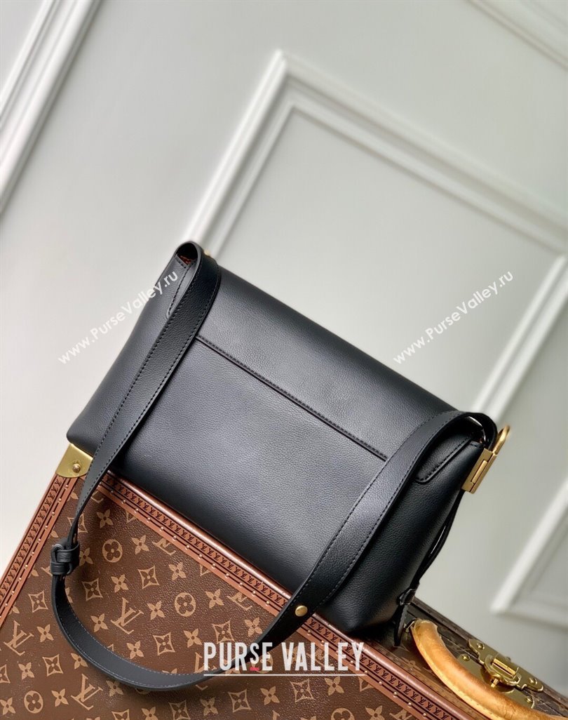 Louis Vuitton Low Key Messenger Bag in Calf Leather M13148 Black 2025 (KI-250523094)