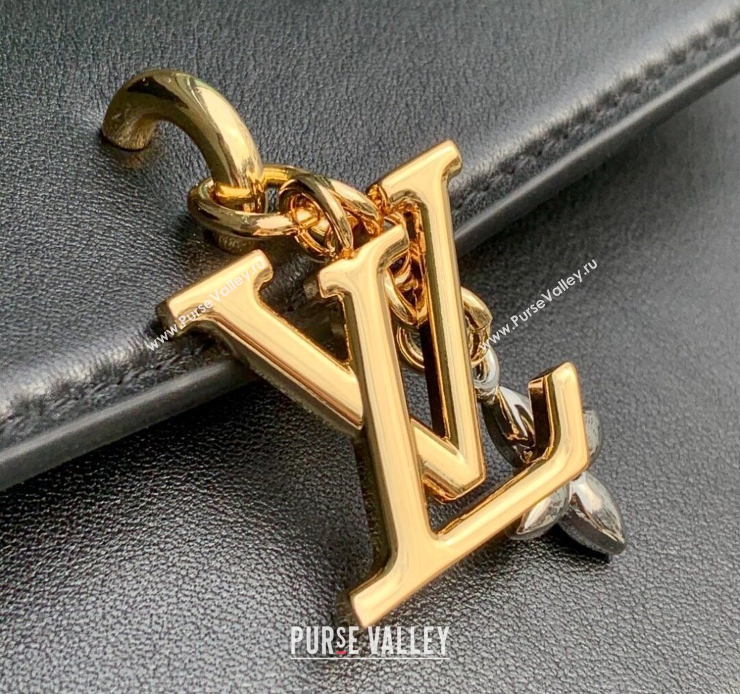Louis Vuitton Wallet On Chain LV Bloom Mini Bag in Calf Leather M14564 Black 2025 (KI-250523096)