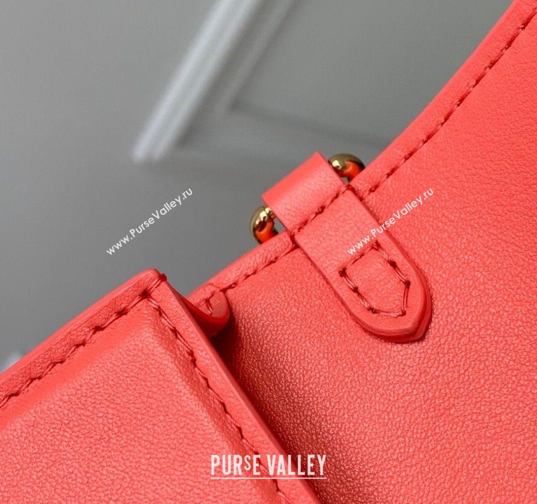 Louis Vuitton Wallet On Chain LV Bloom Mini Bag in Calf Leather M14548 Sweet Coral Pink 2025 (KI-250523098)