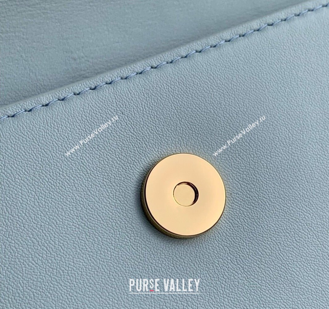 Louis Vuitton Wallet On Chain LV Bloom Mini Bag in Calf Leather M14547 Azure Blue 2025 (KI-250523095)