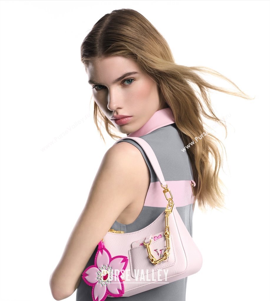Louis Vuitton LV x TM Marellini Bag in Epi Leather with Cherry Blossom Cheeky Pink M13101 2025 (KI-250523004)