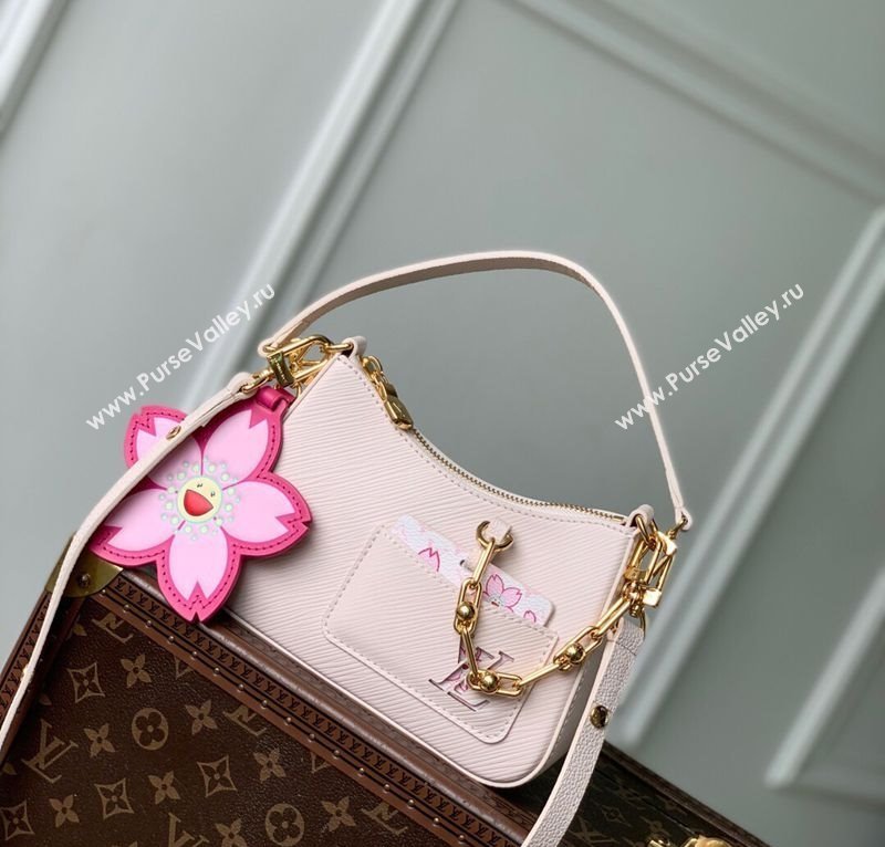 Louis Vuitton LV x TM Marellini Bag in Epi Leather with Cherry Blossom Cheeky Pink M13101 2025 (KI-250523004)