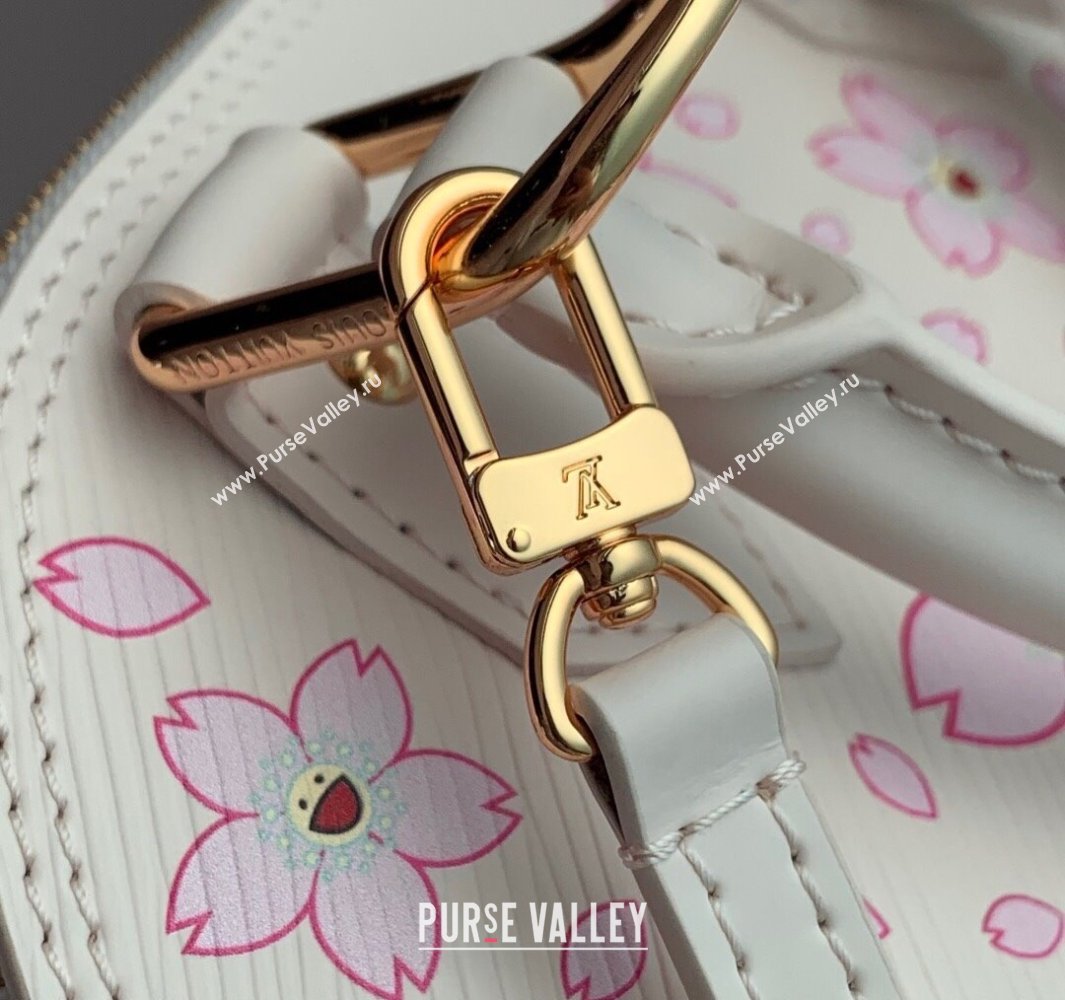 Louis Vuitton LV x TM Alma BB Bag in Pink Epi Leather with Cherry Blossom M13104 2025 (KI-250523005)