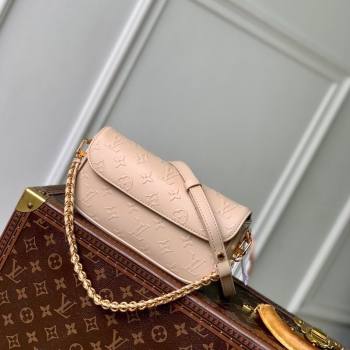 Louis Vuitton Wallet On Chain Ivy Mini Bag in Calf leather Biscuit Beige 2025 M14714 (KI-250523002)
