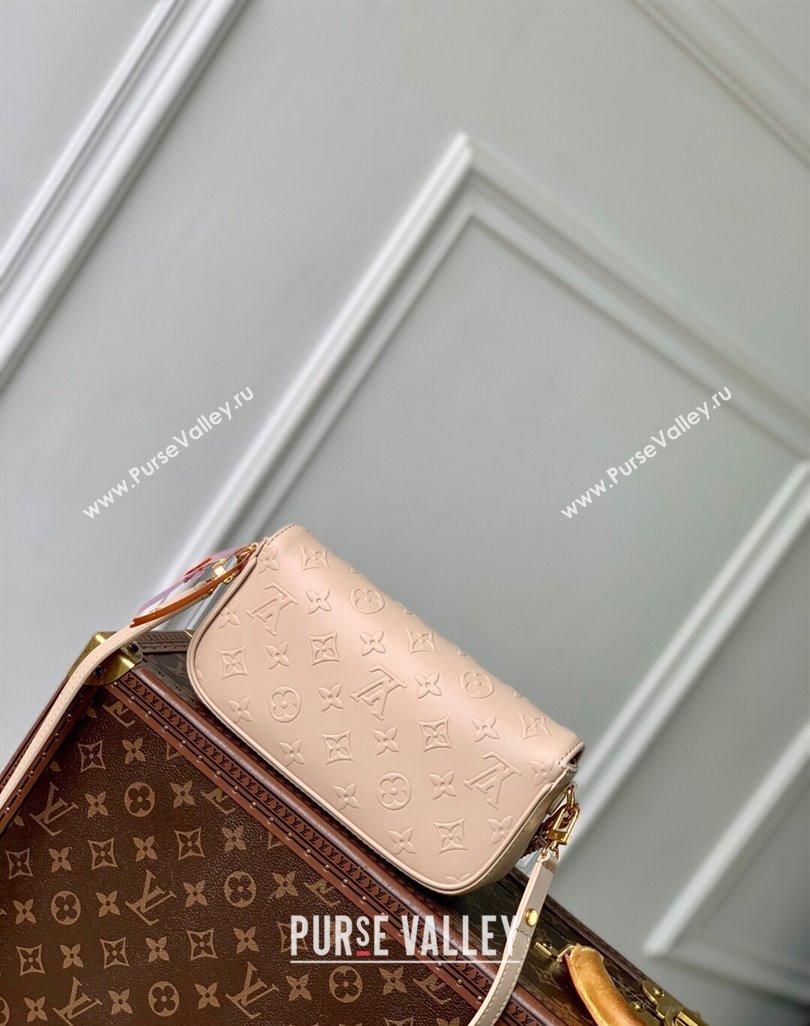 Louis Vuitton Wallet On Chain Ivy Mini Bag in Calf leather Biscuit Beige 2025 M14714 (KI-250523002)