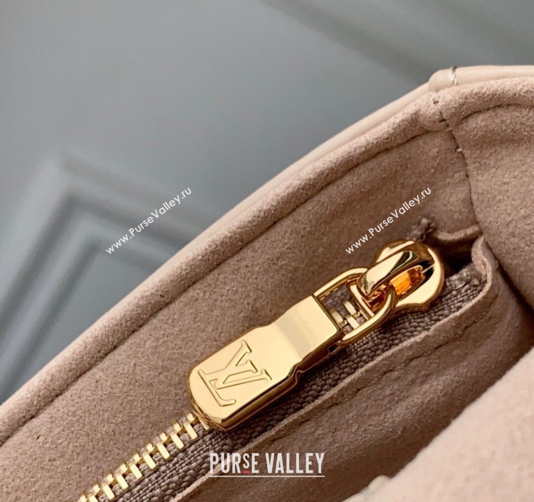 Louis Vuitton Wallet On Chain Ivy Mini Bag in Calf leather Biscuit Beige 2025 M14714 (KI-250523002)