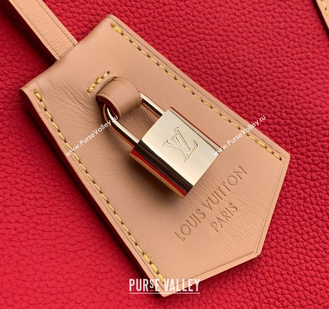 Louis Vuitton Keepall Soft Bag in Grianed Leather Red 2025 M13667 (KI-250523099)