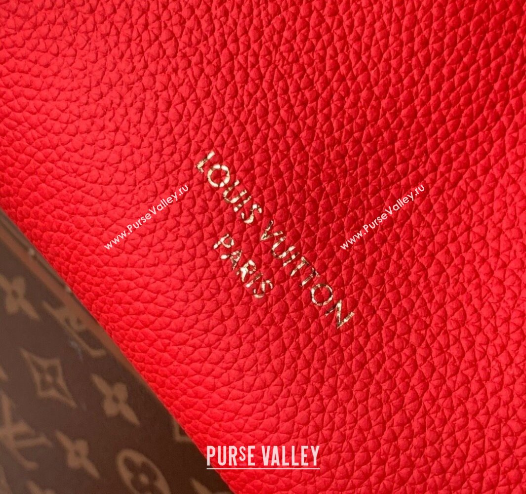 Louis Vuitton Keepall Soft Bag in Grianed Leather Red 2025 M13667 (KI-250523099)