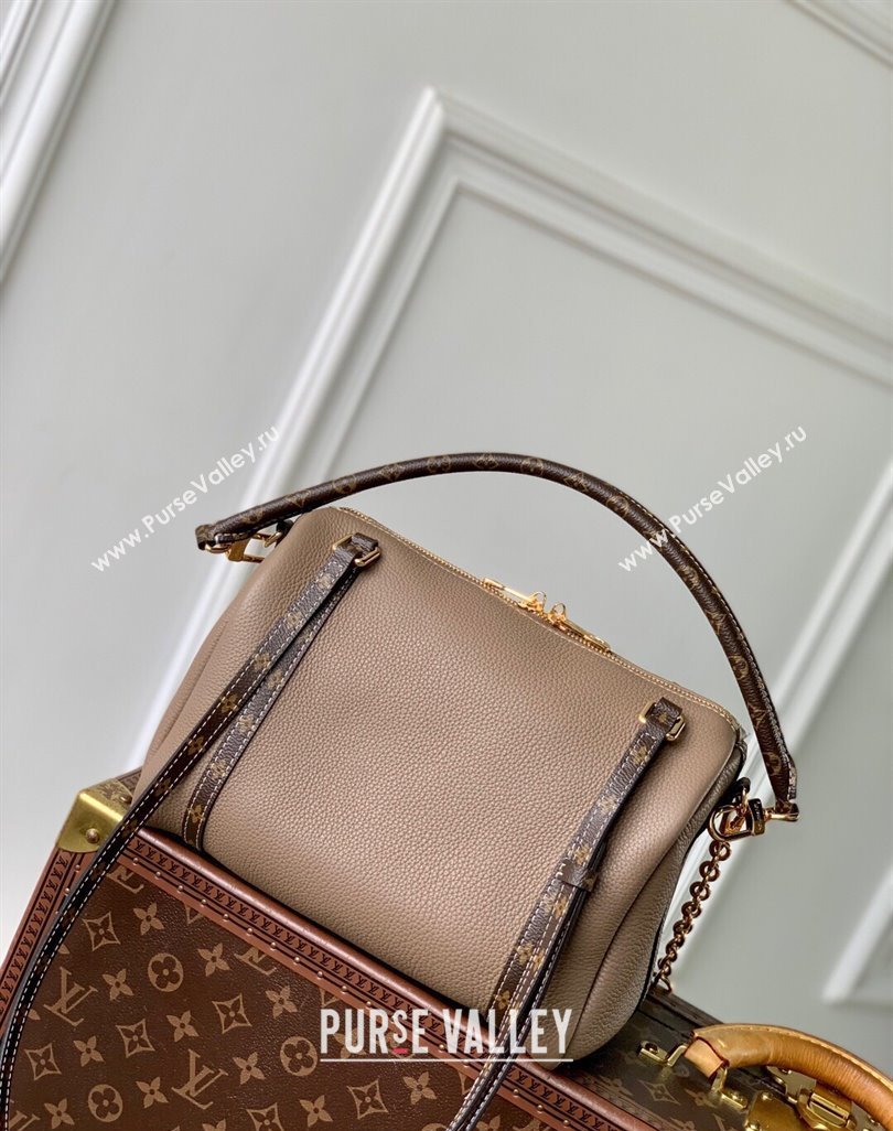 Louis Vuitton Keepall Soft Bag in Grained Leather Grey 2025 M13667 (KI-250523100)