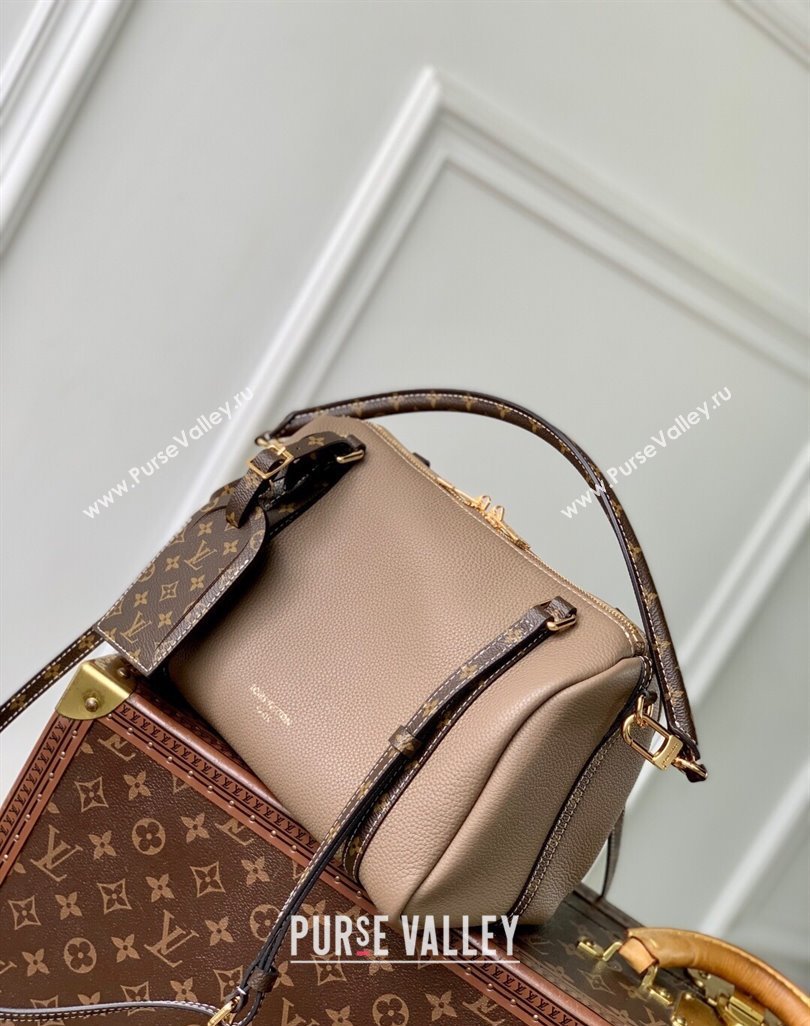 Louis Vuitton Keepall Soft Bag in Grained Leather Grey 2025 M13667 (KI-250523100)