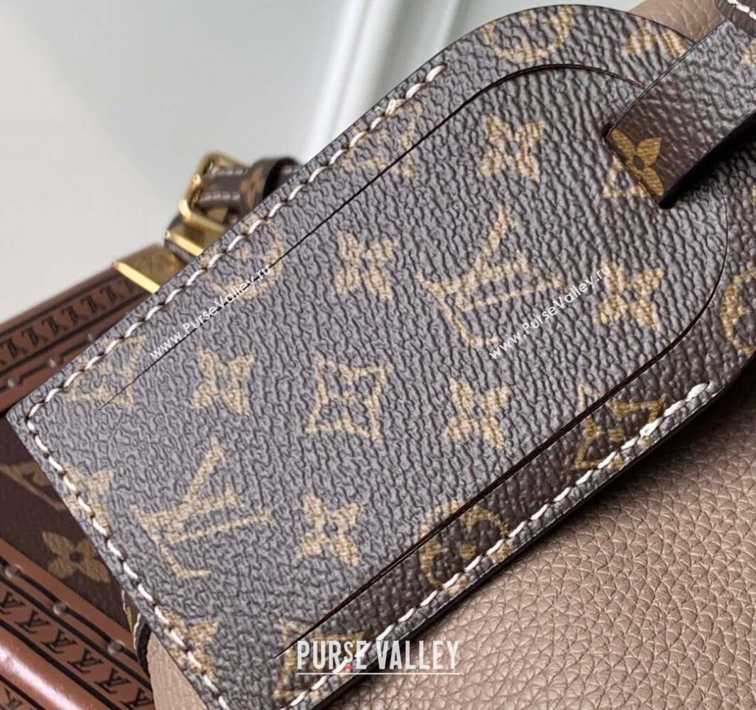 Louis Vuitton Keepall Soft Bag in Grained Leather Grey 2025 M13667 (KI-250523100)