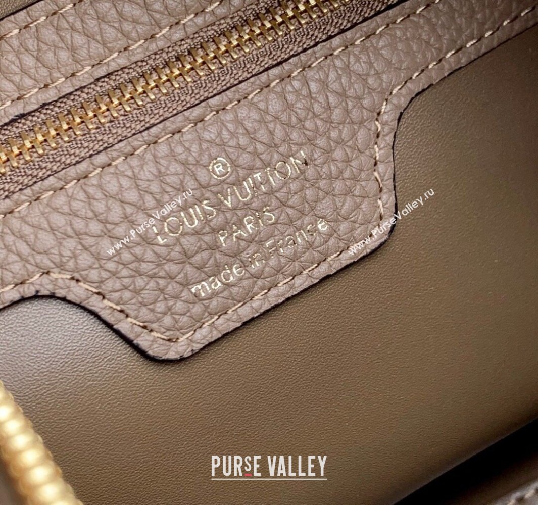 Louis Vuitton Keepall Soft Bag in Grained Leather Grey 2025 M13667 (KI-250523100)