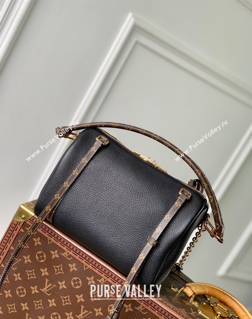Louis Vuitton Keepall Soft Bag in Grained Leather Black 2025 M13667 (KI-250523101)