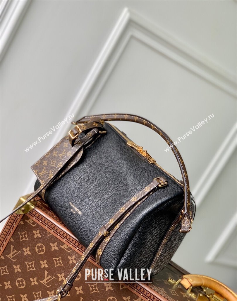 Louis Vuitton Keepall Soft Bag in Grained Leather Black 2025 M13667 (KI-250523101)