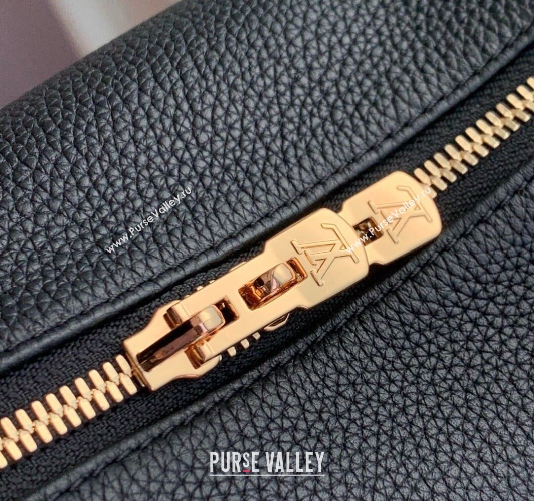 Louis Vuitton Keepall Soft Bag in Grained Leather Black 2025 M13667 (KI-250523101)