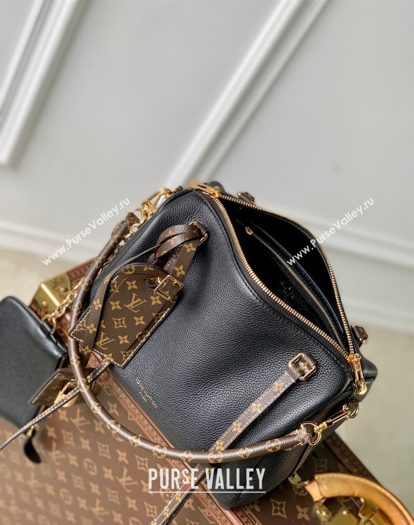Louis Vuitton Keepall Soft Bag in Grained Leather Black 2025 M13667 (KI-250523101)