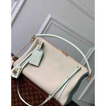Louis Vuitton Large Keepall Soft Bag in Grained Leather White 2025 M13668 (KI-250523103)