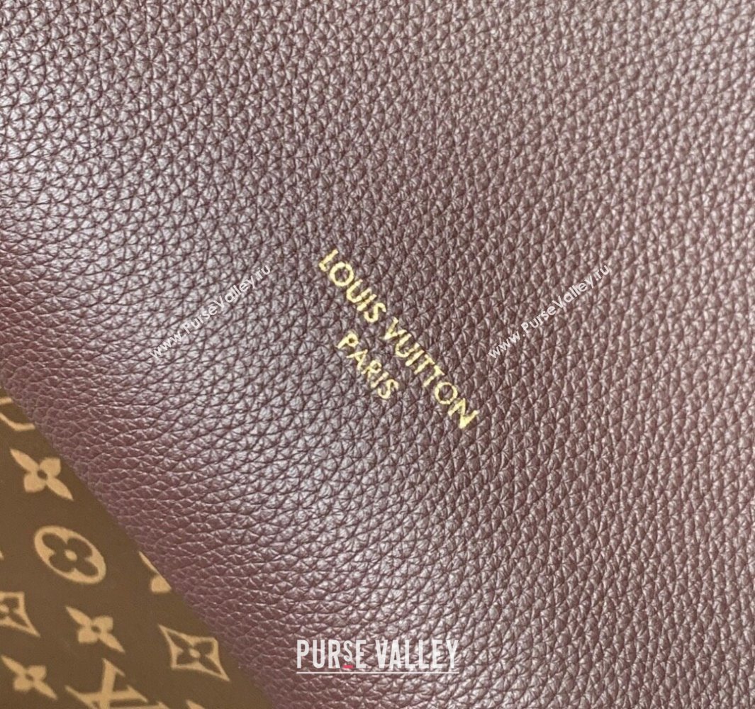 Louis Vuitton Large Keepall Soft Bag in Grained Leather Dark Burgundy 2025 M13668 (KI-250523104)