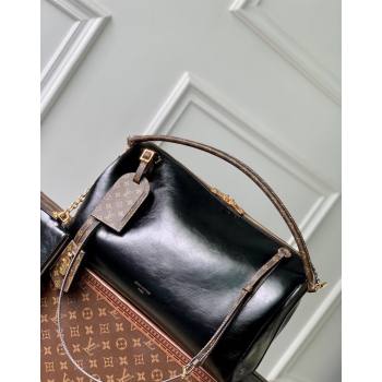 Louis Vuitton Large Keepall Soft Bag in Shiny Leather Black 2025 M13668 (KI-250523105)