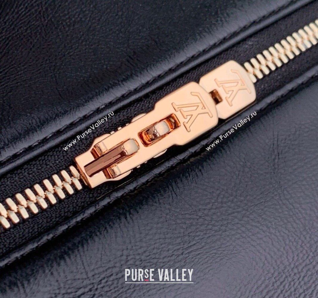 Louis Vuitton Large Keepall Soft Bag in Shiny Leather Black 2025 M13668 (KI-250523105)