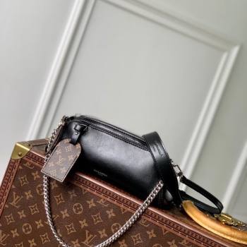 Louis Vuitton Pochette Vibe Bag in Black Lambskin leather M14544 2025 (KI-250523106)